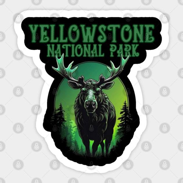 Yellowstone National Park Sticker by HUNTINGisLIFE